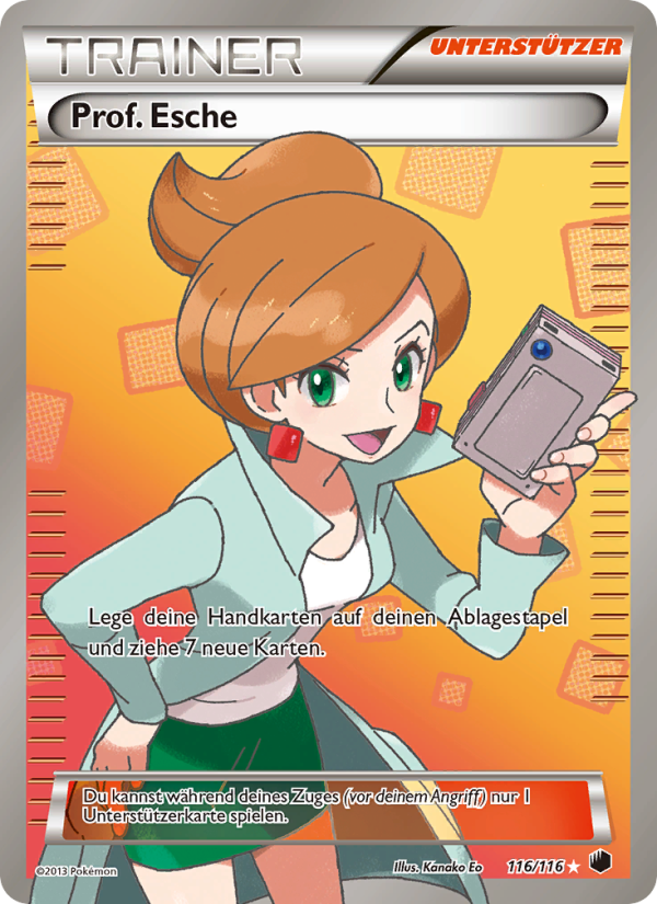Prof. Esche 116 — Plasma-Frost (German Pokémon TCG card)