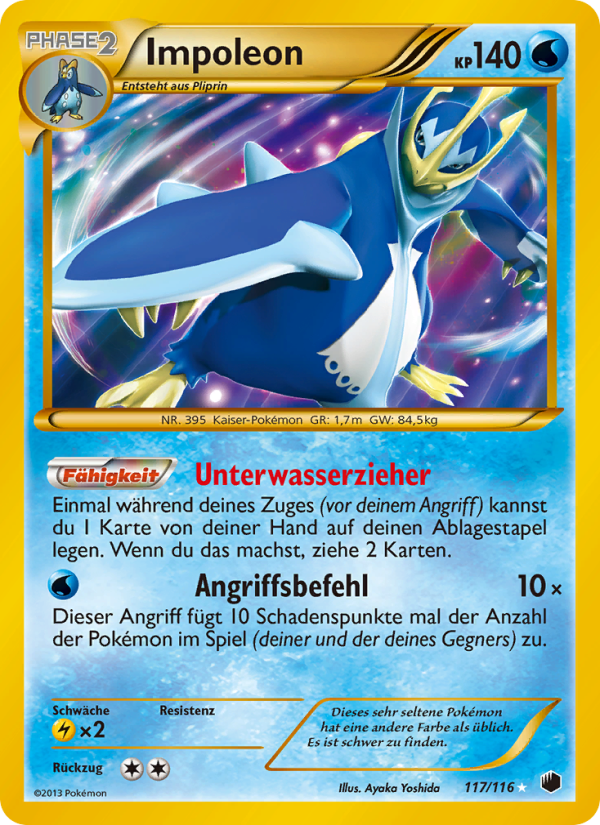 Impoleon 117 — Plasma-Frost (German Pokémon TCG card)