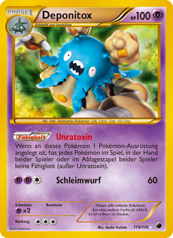 Deponitox 119 — Plasma-Frost (German Pokémon TCG card)