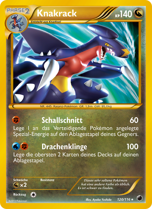 Knakrack 120 — Plasma-Frost (German Pokémon TCG card)