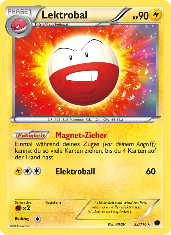 Lektrobal 33 — Plasma-Frost (German Pokémon TCG card)