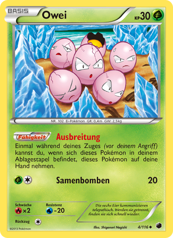 Owei 4 — Plasma Freeze (German Pokémon TCG card)