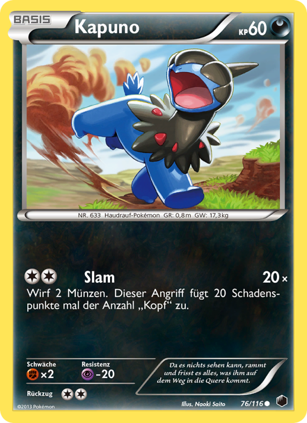 Kapuno 76 — Plasma-Frost (German Pokémon TCG card)