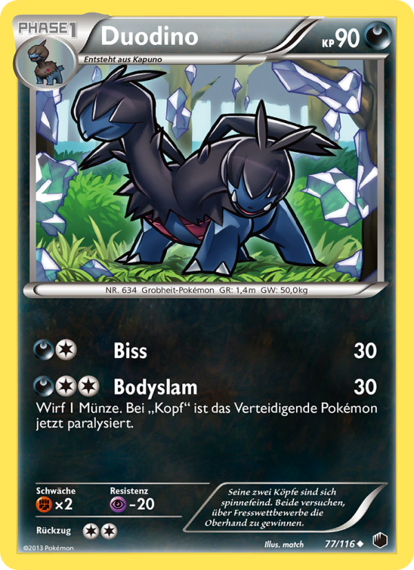 Duodino 77 — Plasma-Frost (German Pokémon TCG card)
