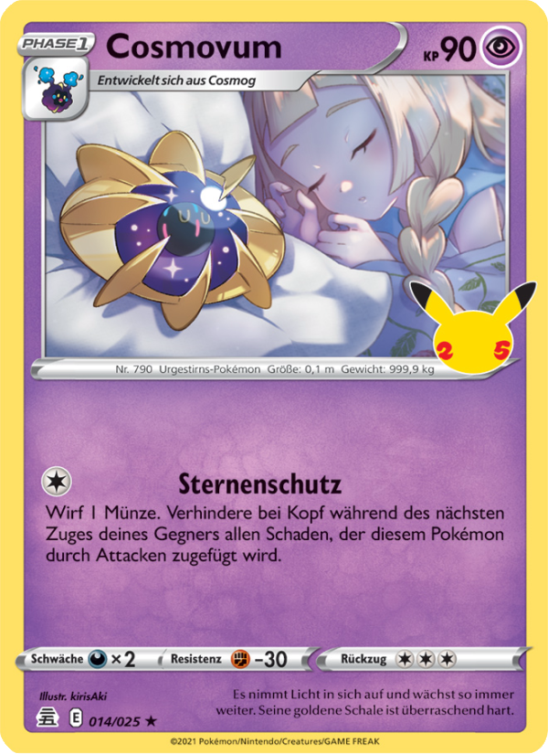 Cosmovum 14 — Celebrations (German Pokémon TCG card)