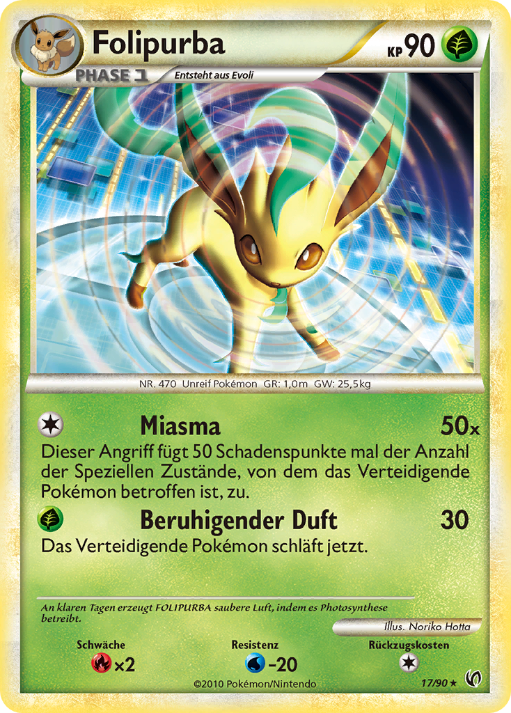 Folipurba 13 — Ruf der Legenden (German Pokémon TCG card)