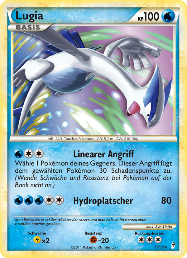 Lugia 15 — Call of Legends (German Pokémon TCG card)