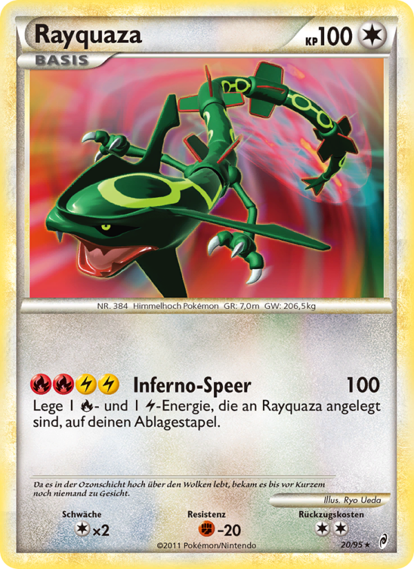 Rayquaza 20 — Call of Legends (German Pokémon TCG card)