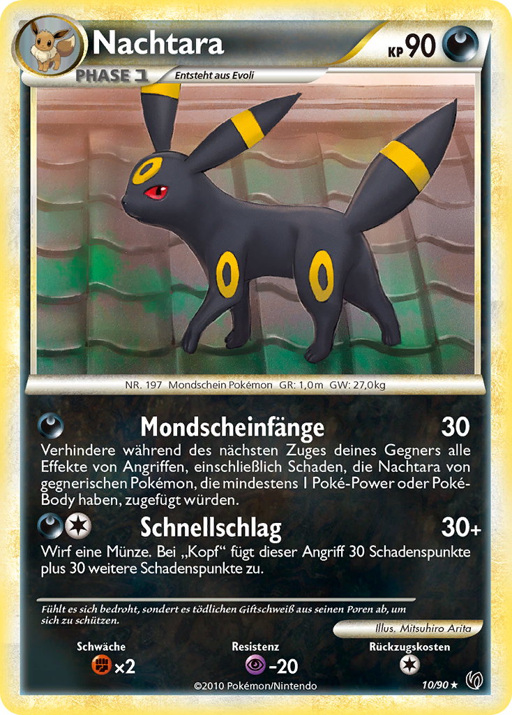 Nachtara 22 — Ruf der Legenden (German Pokémon TCG card)