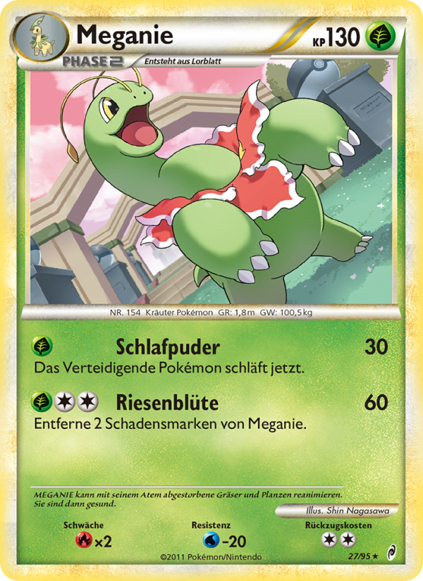 Meganie 27 — Call of Legends (German Pokémon TCG card)