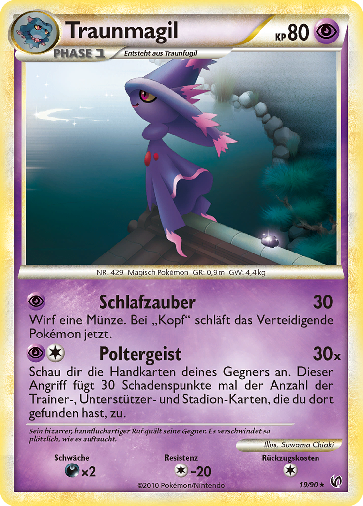 Traunmagil 28 — Ruf der Legenden (German Pokémon TCG card)