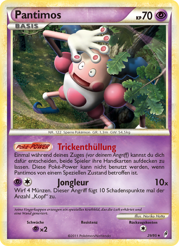 Pantimos 29 — Call of Legends (German Pokémon TCG card)
