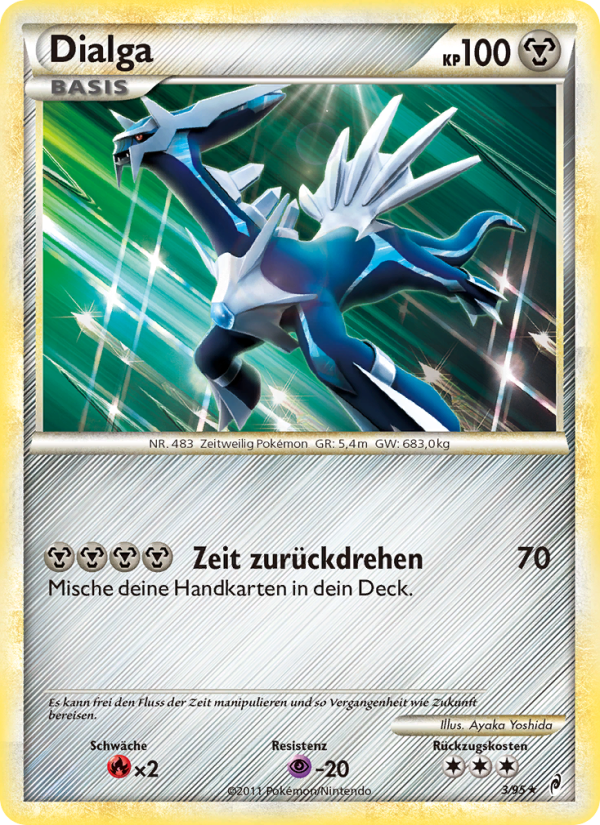 Dialga 3 — Call of Legends (German Pokémon TCG card)