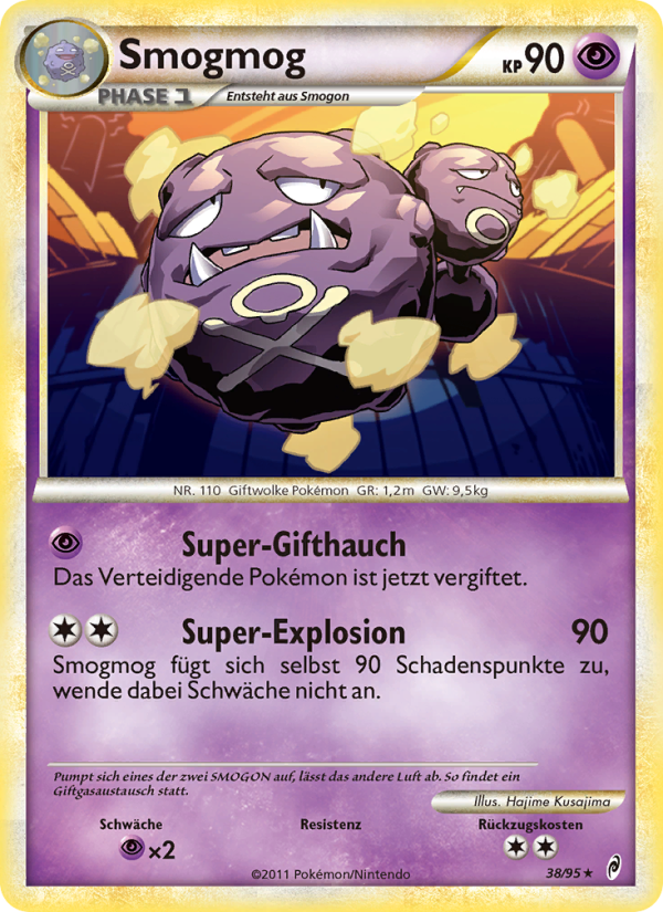 Smogmog 38 — Call of Legends (German Pokémon TCG card)