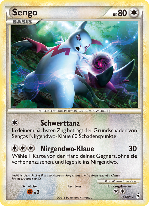 Sengo 39 — Call of Legends (German Pokémon TCG card)