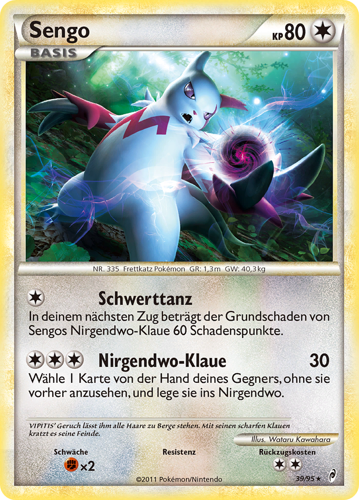 Sengo 39 — Ruf der Legenden (German Pokémon TCG card)