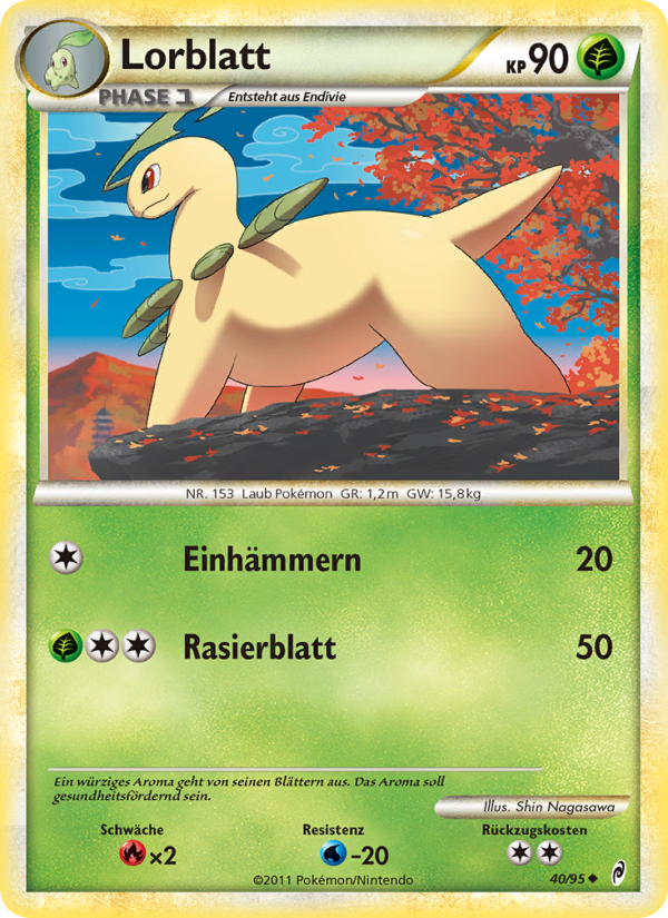 Lorblatt 40 — Call of Legends (German Pokémon TCG card)
