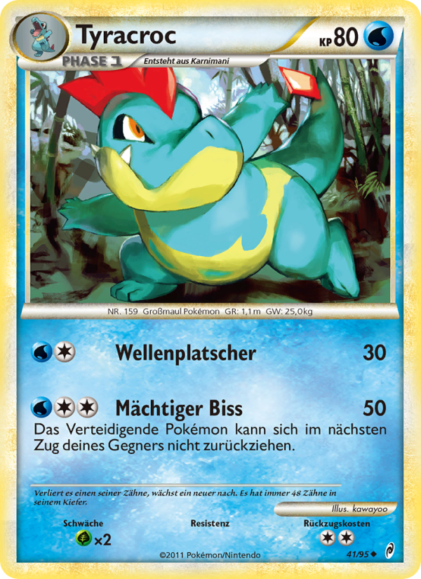 Tyracroc 41 — Call of Legends (German Pokémon TCG card)