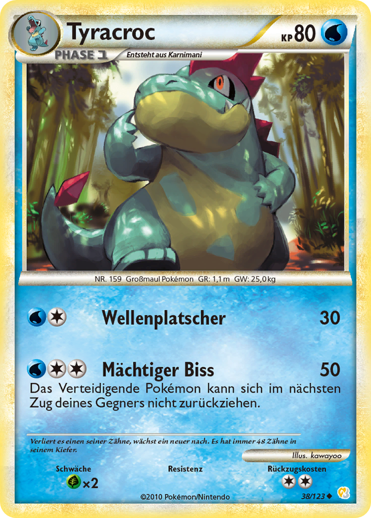 Tyracroc 41 — Ruf der Legenden (German Pokémon TCG card)