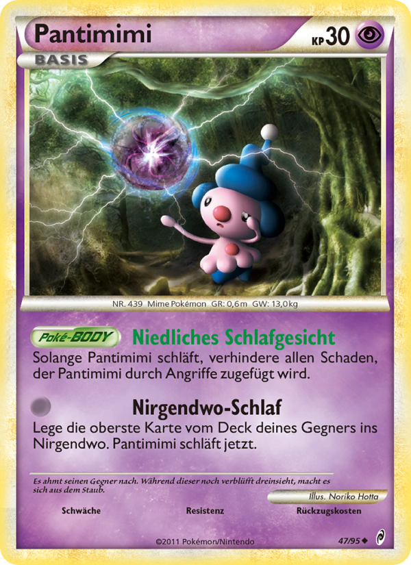 Pantimimi Pokémon TCG cards