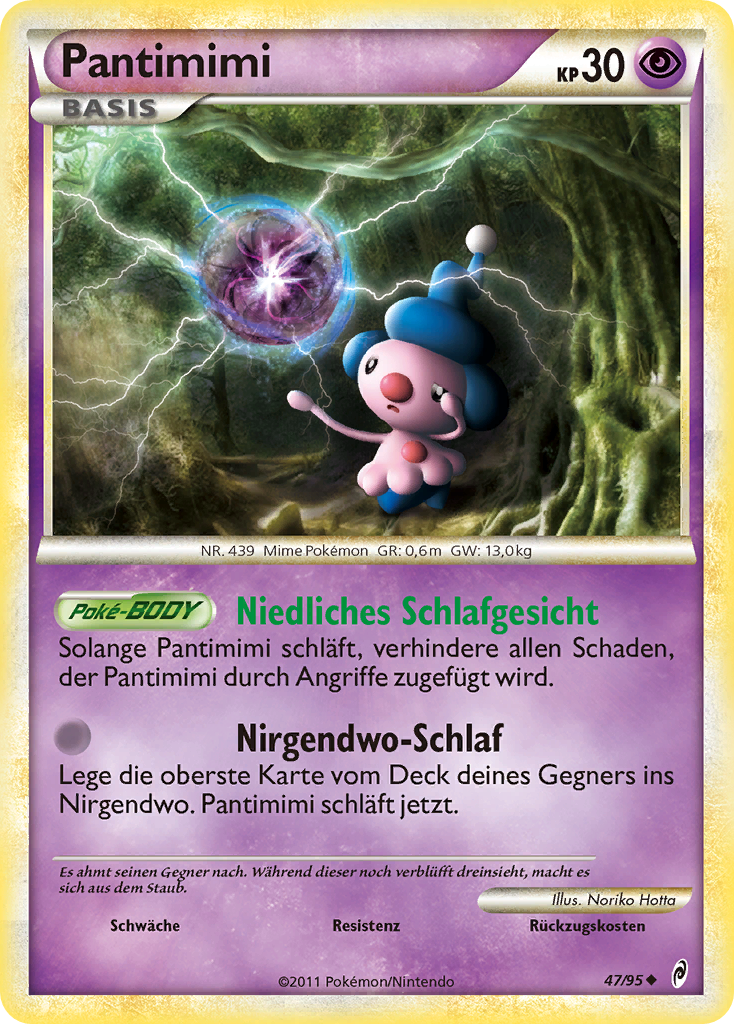 Pantimimi 47 — Ruf der Legenden (German Pokémon TCG card)