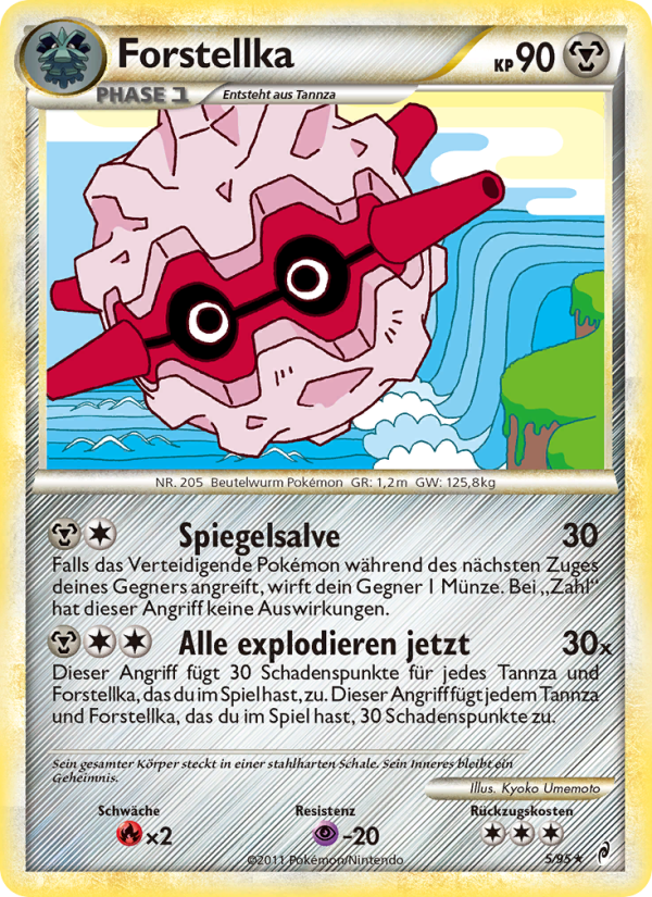 Forstellka 5 — Call of Legends (German Pokémon TCG card)