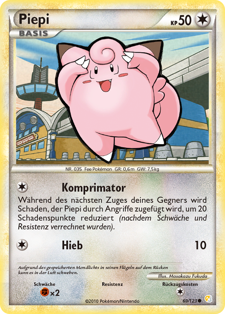 Piepi 54 — Ruf der Legenden (German Pokémon TCG card)