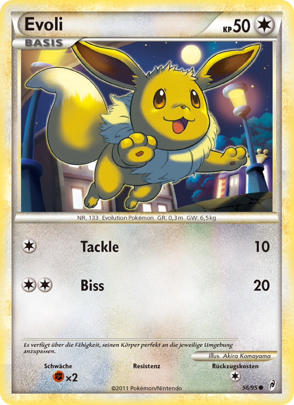 Evoli 56 — Call of Legends (German Pokémon TCG card)