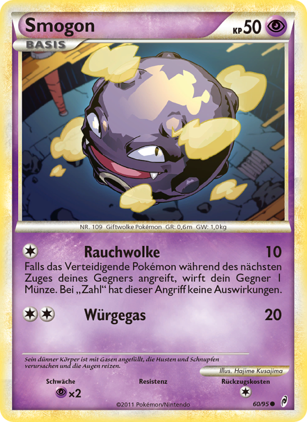 Smogon 60 — Call of Legends (German Pokémon TCG card)