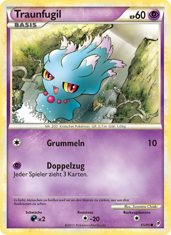Traunfugil 65 — Call of Legends (German Pokémon TCG card)