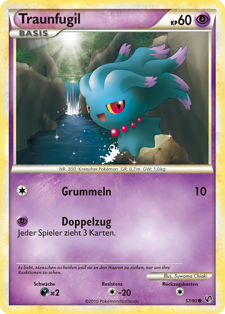 Traunfugil 65 — Ruf der Legenden (German Pokémon TCG card)