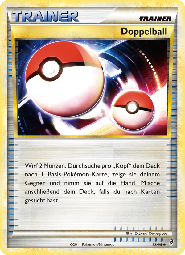 Doppelball 78 — Ruf der Legenden (German Pokémon TCG card)