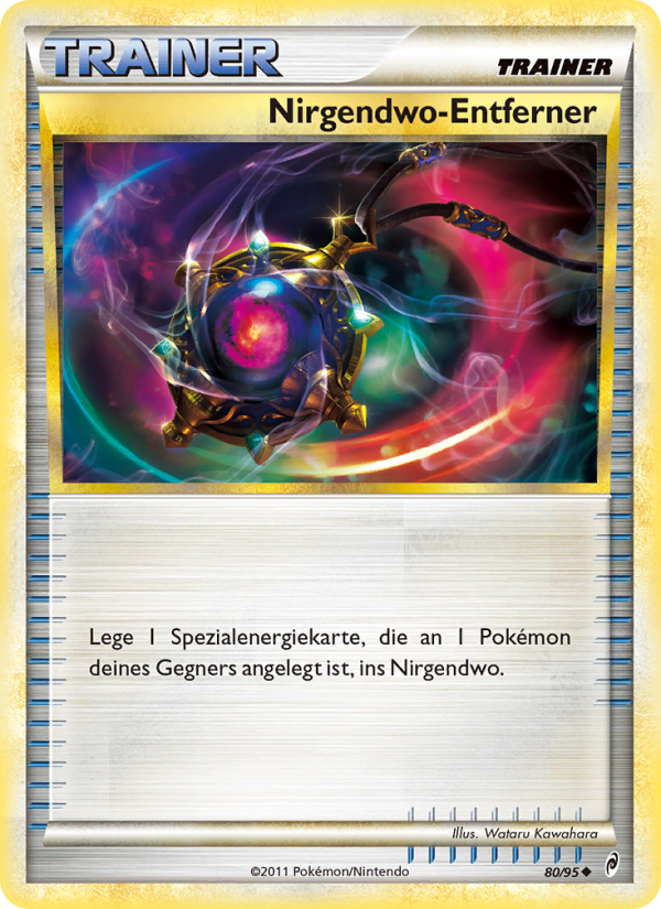 Nirgendwo-Entferner 80 — Ruf der Legenden (German Pokémon TCG card)