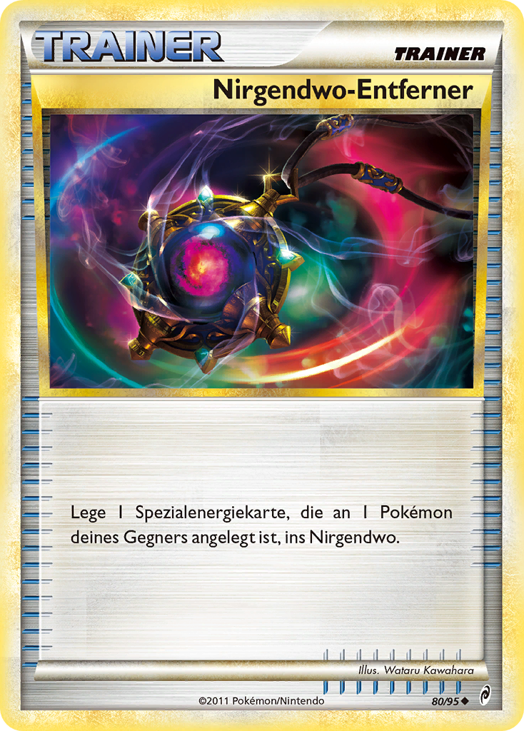 Nirgendwo-Entferner 80 — Ruf der Legenden (German Pokémon TCG card)
