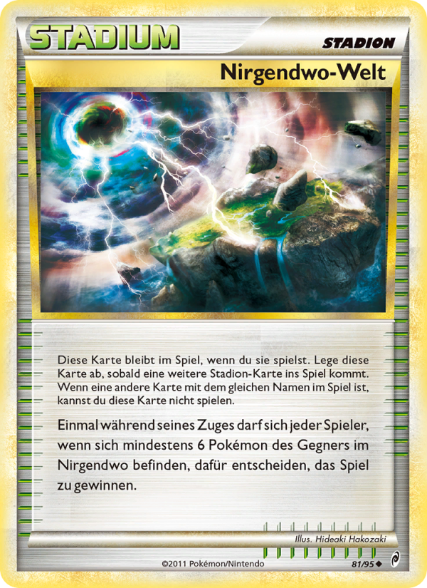 Nirgendwo-Welt 81 — Ruf der Legenden (German Pokémon TCG card)