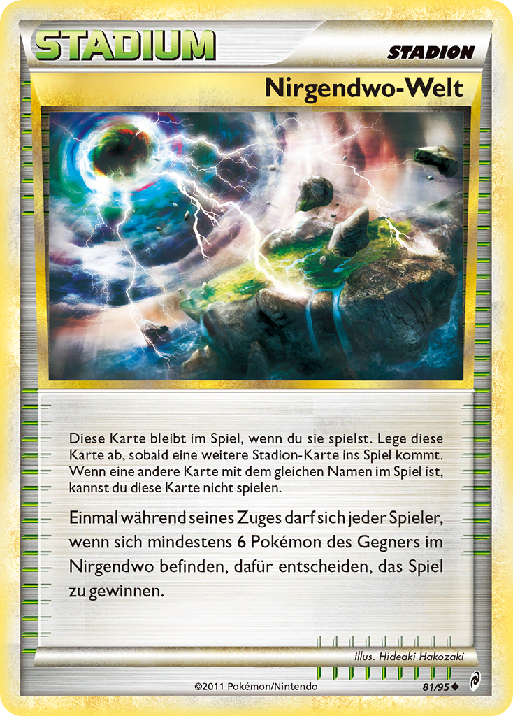 Nirgendwo-Welt 81 — Ruf der Legenden (German Pokémon TCG card)