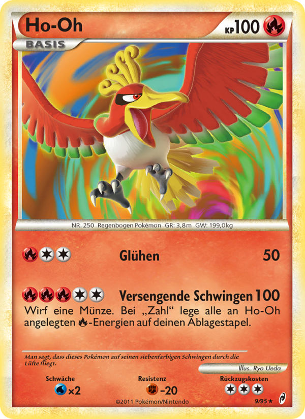 Ho-Oh 9 — Call of Legends (German Pokémon TCG card)