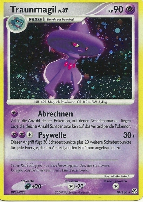 Traunmagil 10 — Diamant & Perl (German Pokémon TCG card)