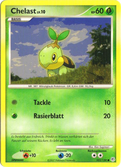 Chelast 103 — Diamant & Perl (German Pokémon TCG card)