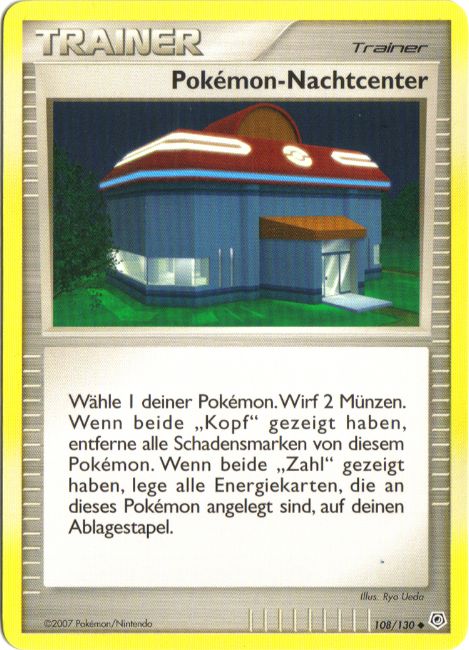Pokémon-Nachtcenter 108 — Diamant & Perl (German Pokémon TCG card)