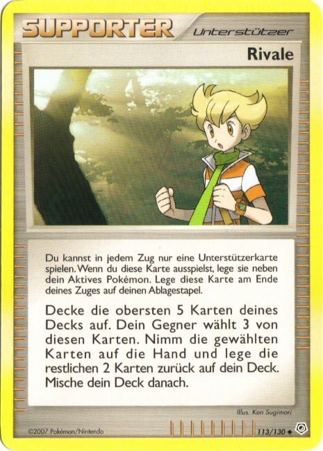 Rivale 113 — Diamant & Perl (German Pokémon TCG card)