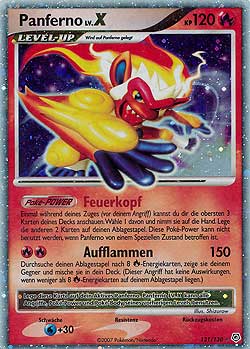 Panferno 121 — Diamant & Perl (German Pokémon TCG card)