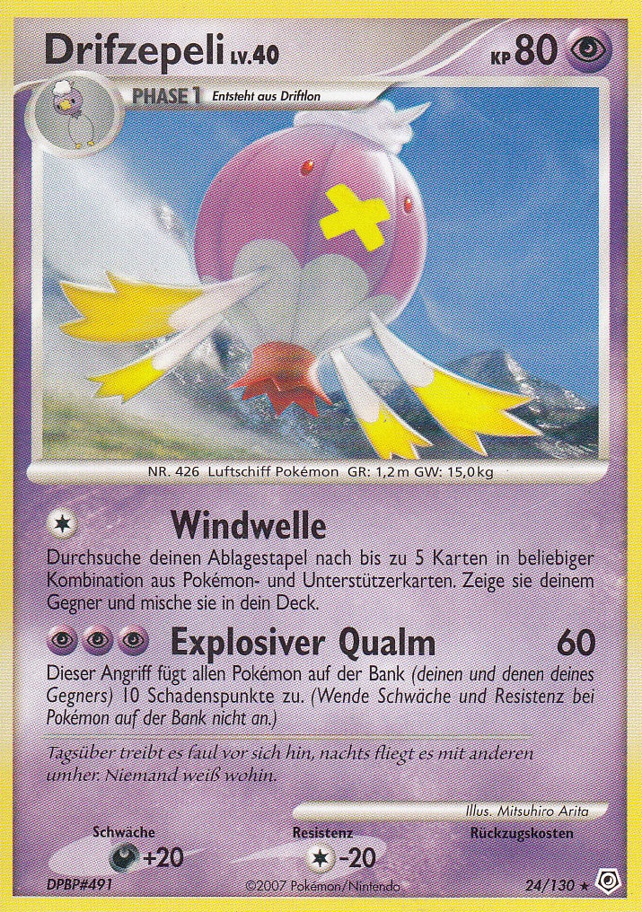 Drifzepeli 24 — Diamant & Perl (German Pokémon TCG card)