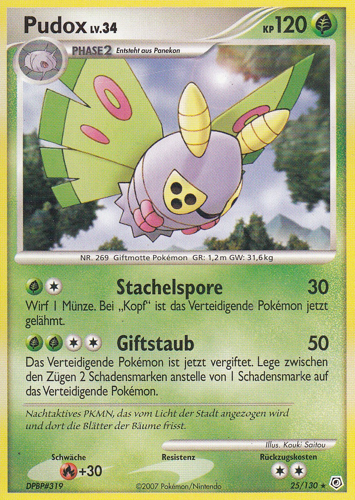 Pudox 25 — Diamant & Perl (German Pokémon TCG card)