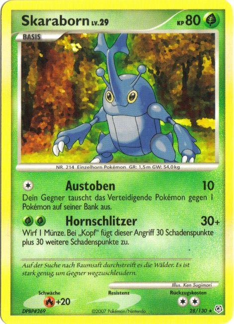 Skaraborn 28 — Diamant & Perl (German Pokémon TCG card)