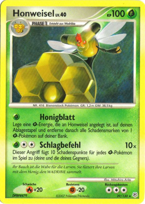 Honweisel 39 — Diamant & Perl (German Pokémon TCG card)