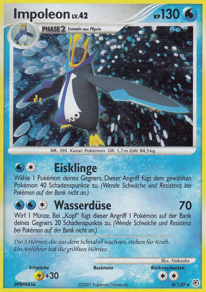 Impoleon 4 — Diamant & Perl (German Pokémon TCG card)