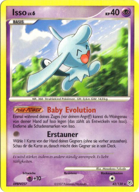 Isso 42 — Diamant & Perl (German Pokémon TCG card)