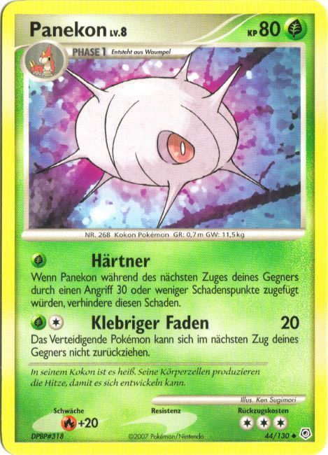 Panekon 44 — Diamant & Perl (German Pokémon TCG card)