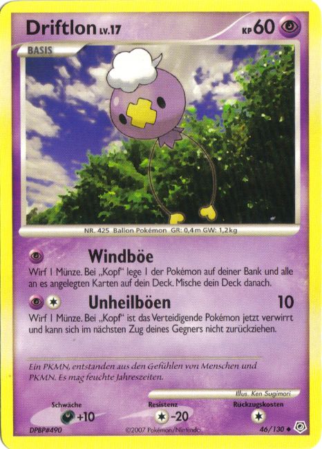Driftlon 46 — Diamant & Perl (German Pokémon TCG card)